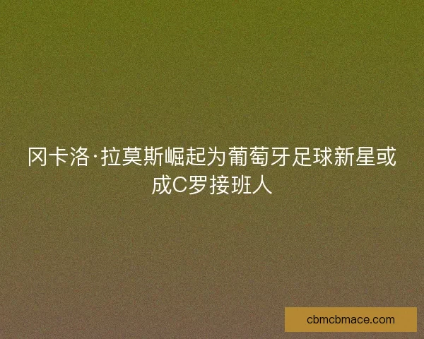 冈卡洛·拉莫斯崛起为葡萄牙足球新星或成C罗接班人